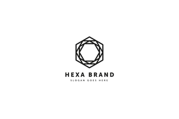 Hexa Brand Logo Template