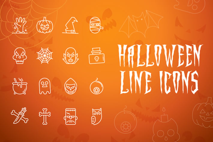 Halloween Line Icons