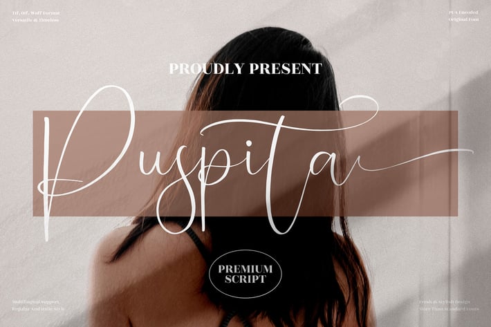 Puspita Handwritten Font
