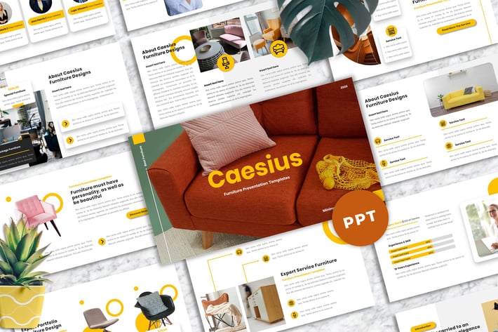 Caesius  - Furniture Powerpoint Templates