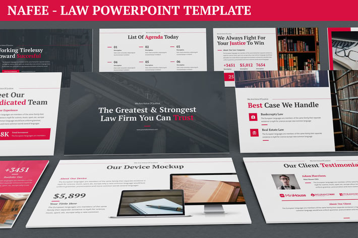Nafee - Law Powerpoint Template