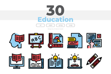 30 Education Icons
