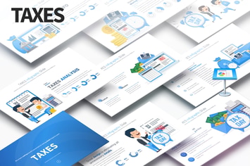 TAXES - Keynote Infographics Slides