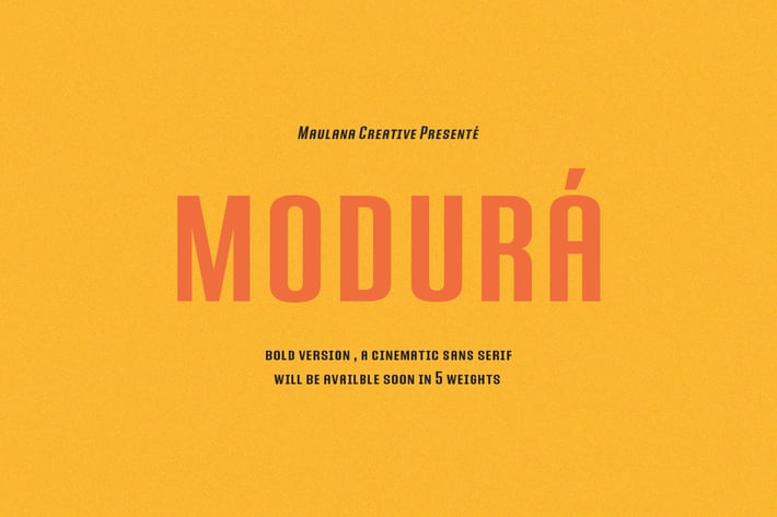 Modura Sans Font