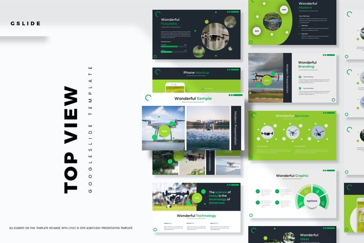Top View - Google Slides Template