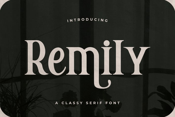 Remily – A Classy Serif Font
