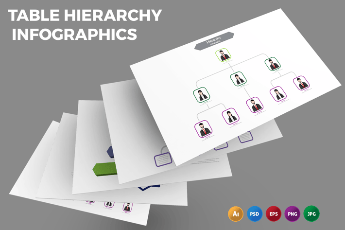 Table Hierarchy – Infographics Design