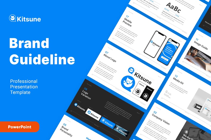 KITSUNE - Brand Guideline Powerpoint 