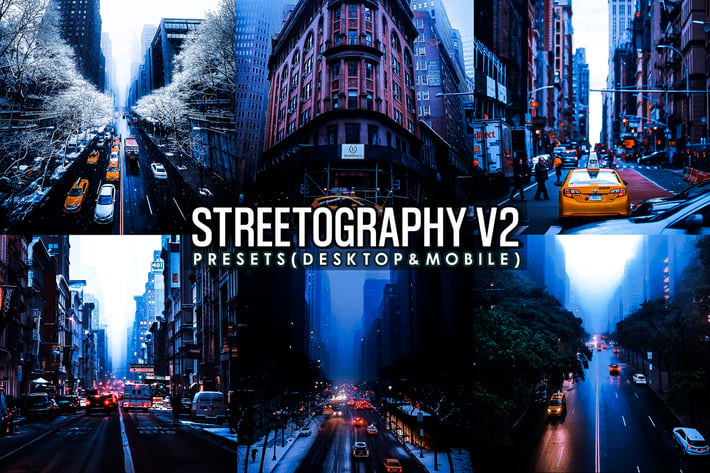 Streetographie V2 - Cinematic Lightroom Presets