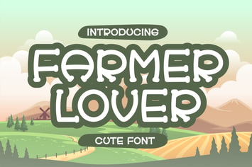 Farmer Lover - Display Font