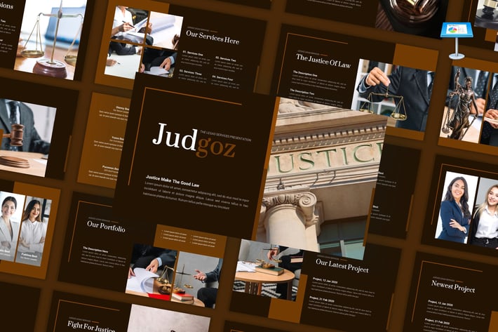 Judgoz - Law Presentation Keynote Template