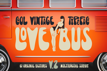 Lovebus v.2 Vintage Font