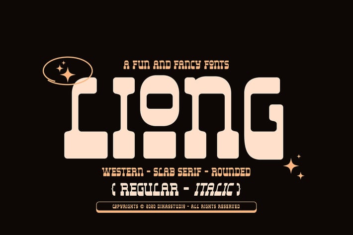 Liong - 2 Fonts Style