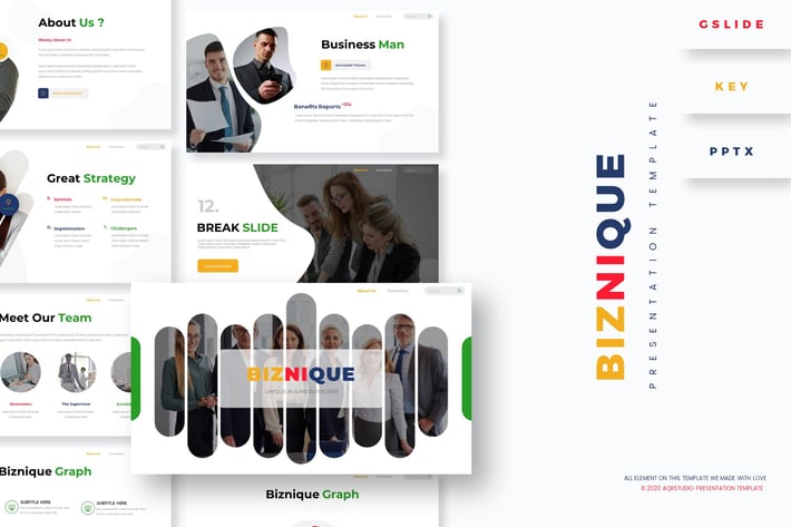 Biznique Presentation Template