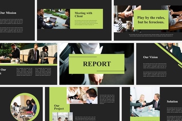 Report Business - Powerpoint Templates