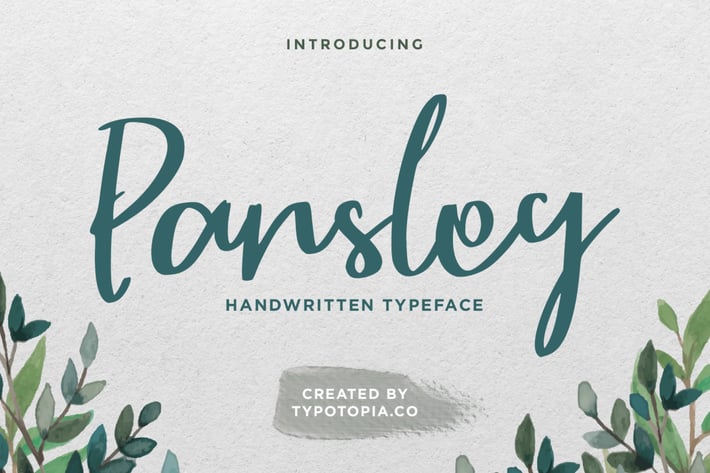 Parsley Handwritten Typeface