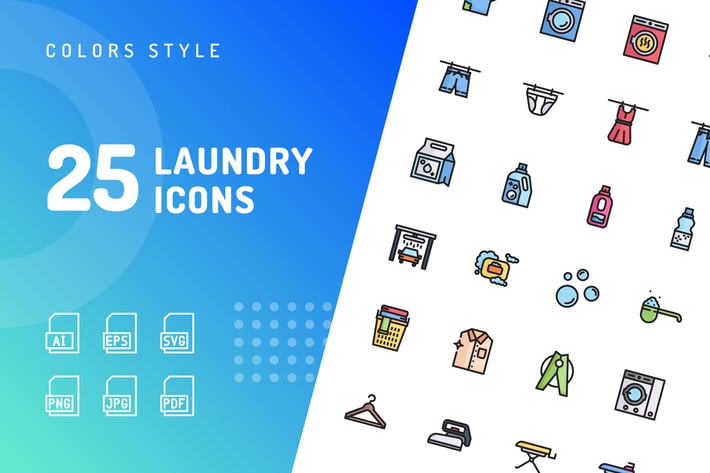 Laundry Color Icons