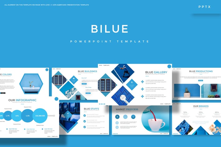 Bilue - Powerpoint Template