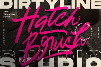 Hatch - Brush Font