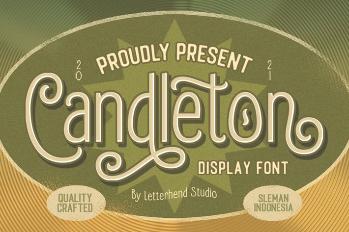 Candleton - Display Font