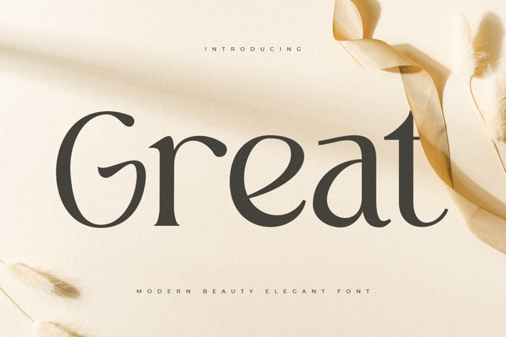 Great - Modern Beauty Elegant Font