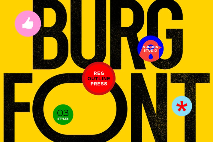 Burg - 3 Styles Font