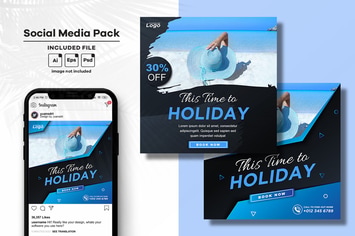 Holiday Social Media Post Template