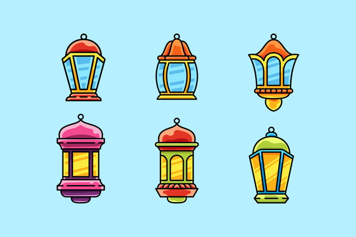 Ramadhan Lanterns Set