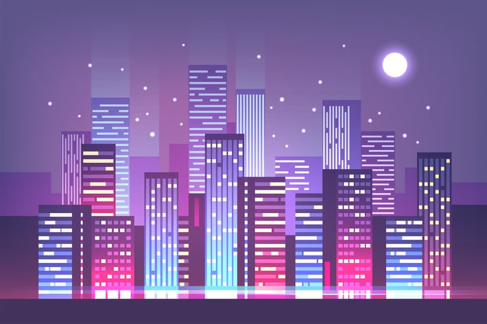 Night City Skyline