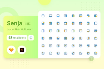 Multicolor Senja - Layout 