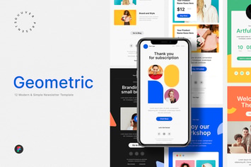 Modern Geometric Email Newsletter