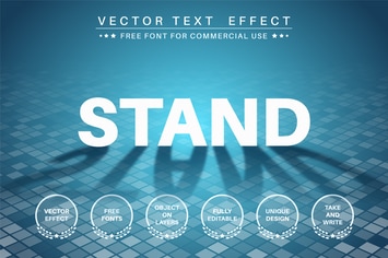 Yellow Knight  - editable text effect,  font style