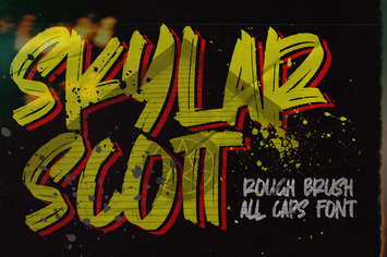 Skylarr Scott - Handwritten Brush font