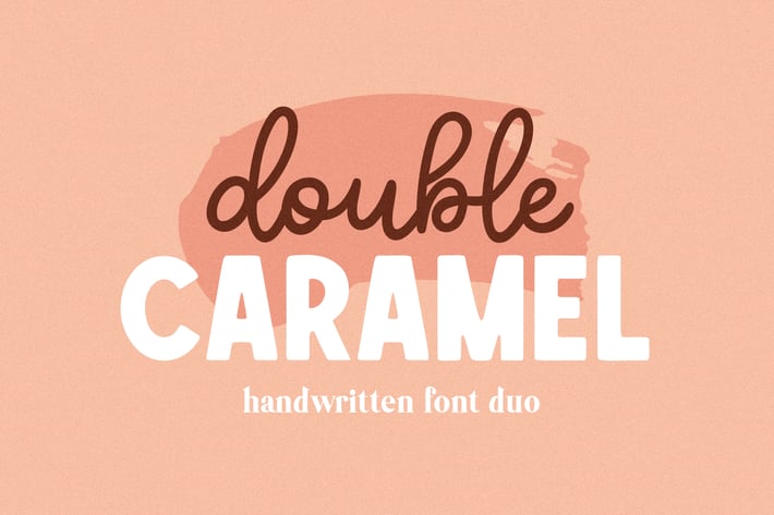 Double Caramel Font Duo