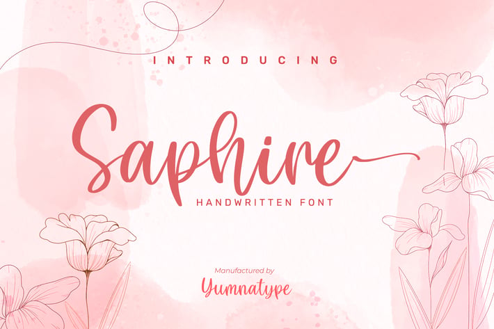 Saphire-Elegant Handwritten Font