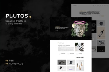 Plutos - Creative Portfolio & Blog Template