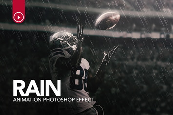 Rain Animation Photoshop Action