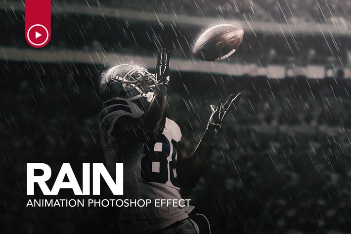 Rain Animation Photoshop Action