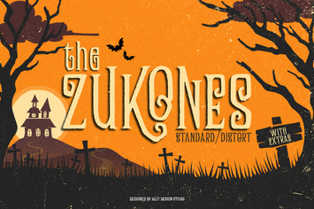 The Zukones Halloween Font