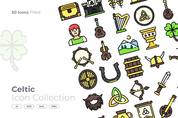 Celtic Filled Icon