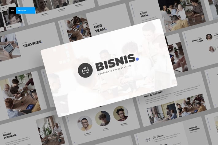 Bisnis - Corporate Keynote Template