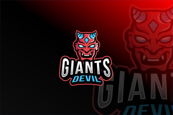Giants Devil Esport Logo Template