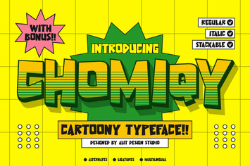 Chomiqy typeface