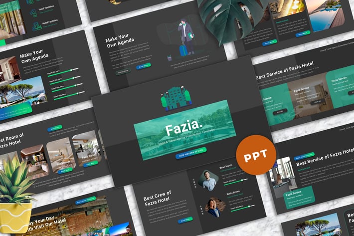 Fazia - Hotel Powerpoint Templates