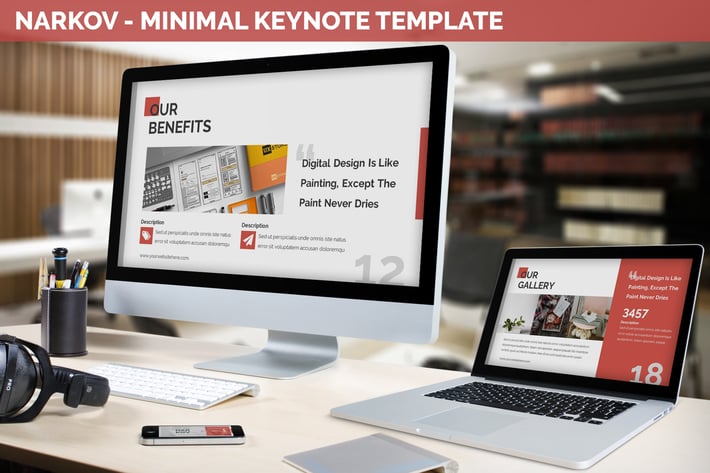 Narkov - Minimal Keynote Template