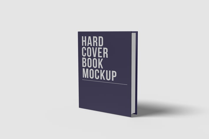 A5 Hard Cover Book Mokcup