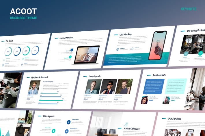 Acoot - Modern Corporate Keynote Template