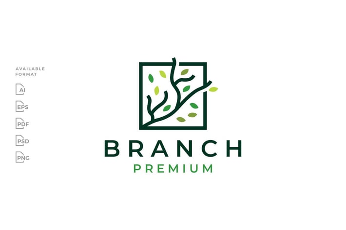 Tree Branch Square Logo