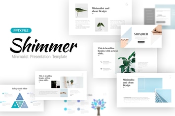 Shimmer Minimalist Presentation Template