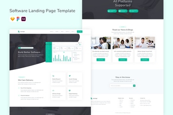 Software Landing Page Template